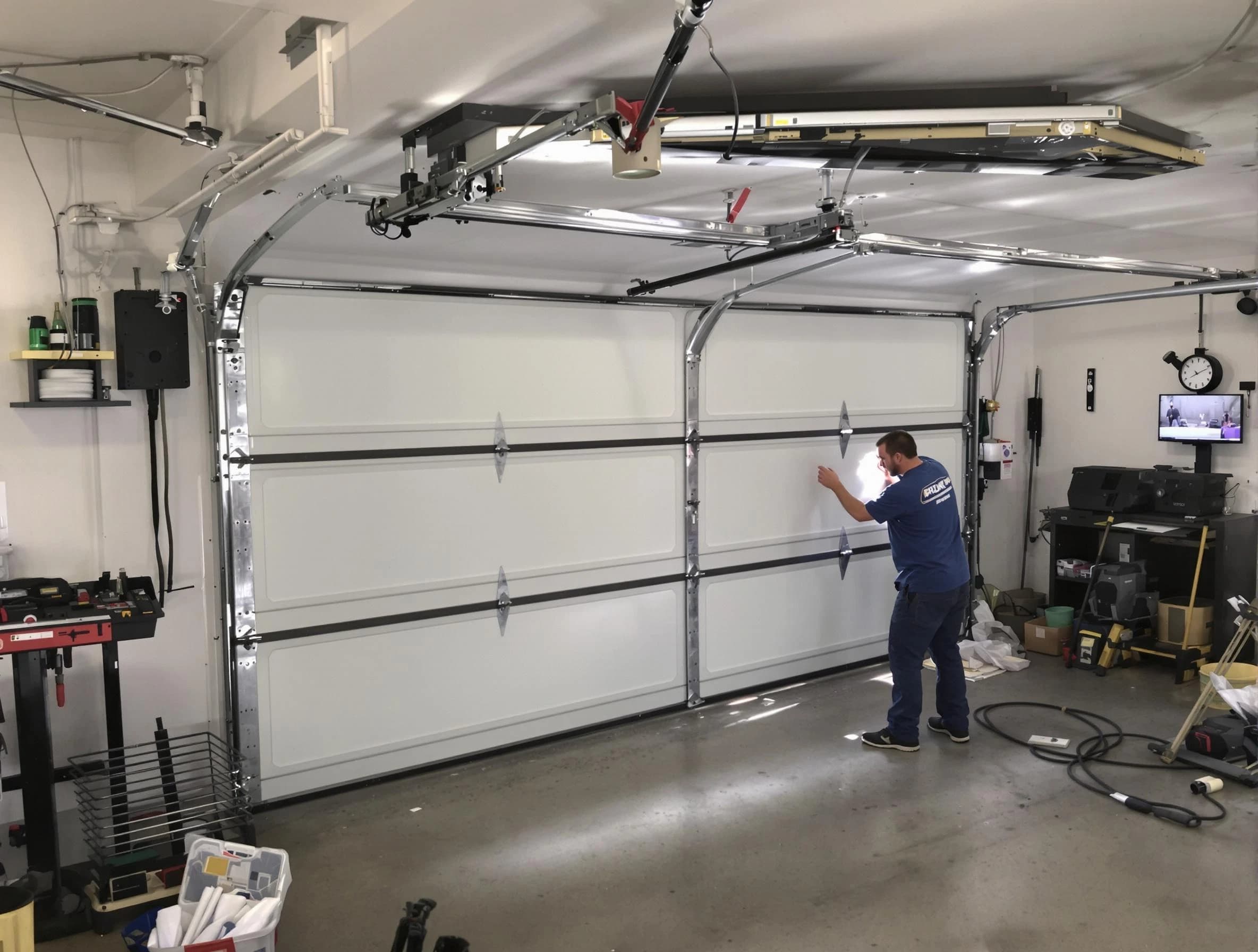 Professional garage door repair service by Conley Garage Door Repair in Conley