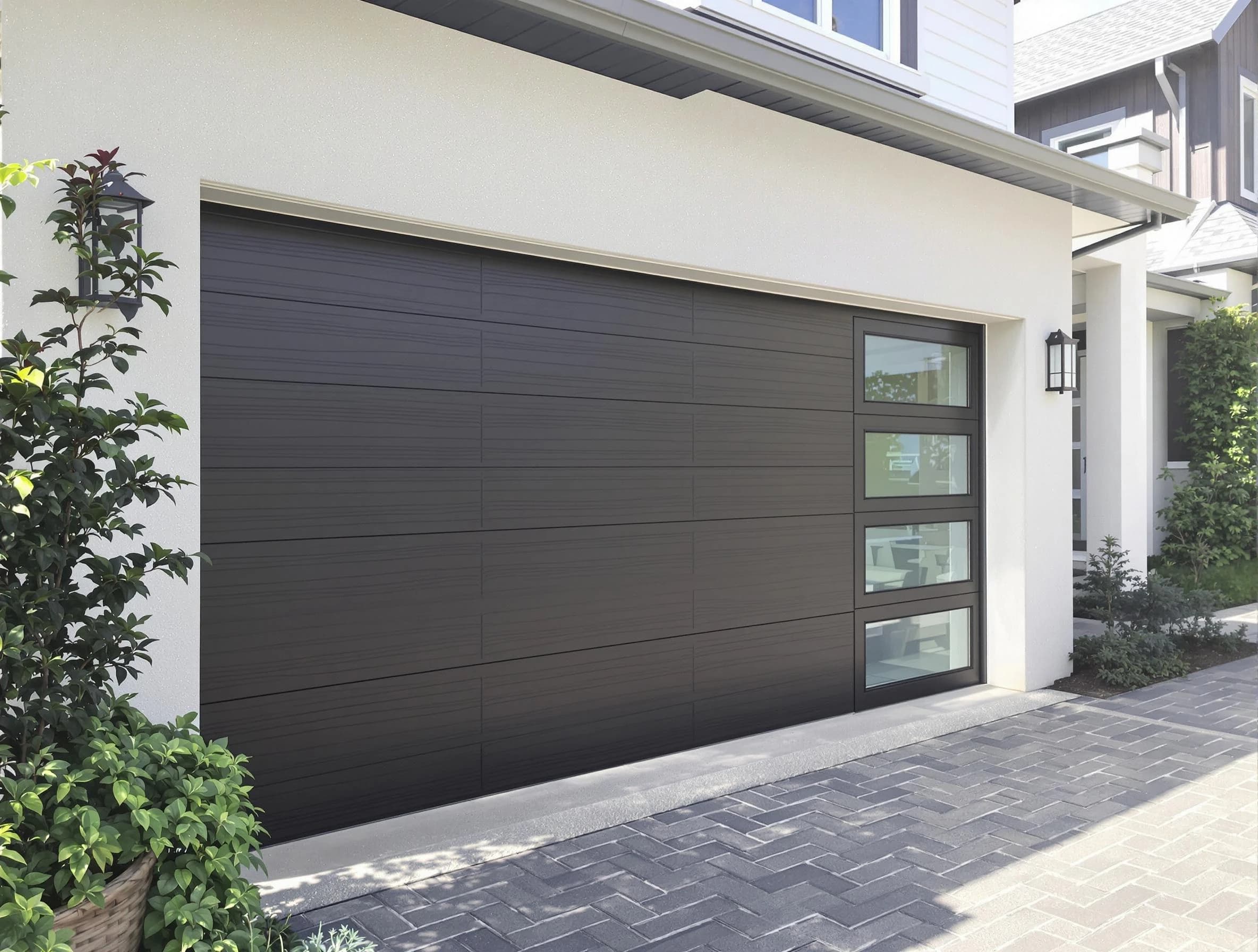 Custom garage door installation by Conley Garage Door Repair in Conley