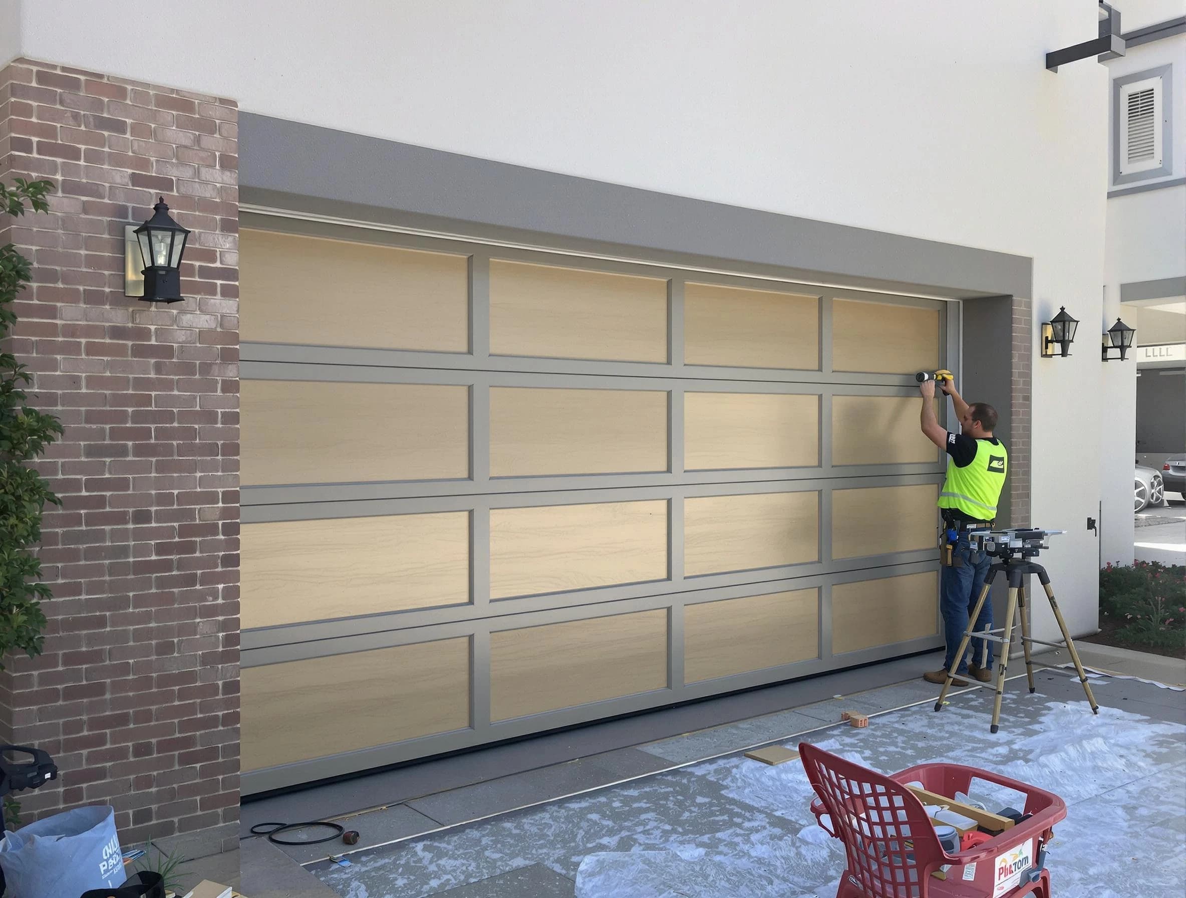 Garage door replacement service by Conley Garage Door Repair in Conley