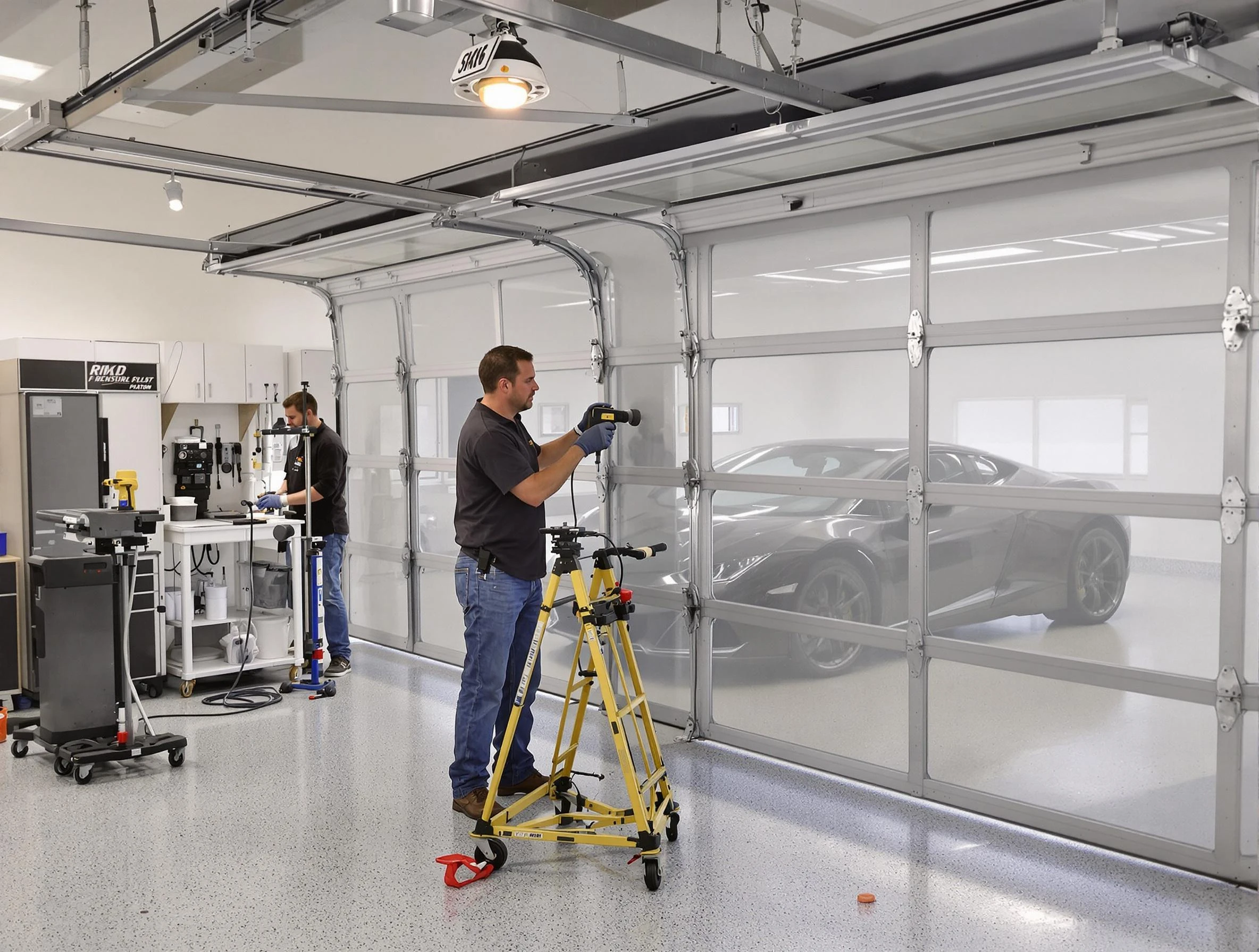 Garage Door Dents Repair in Conley