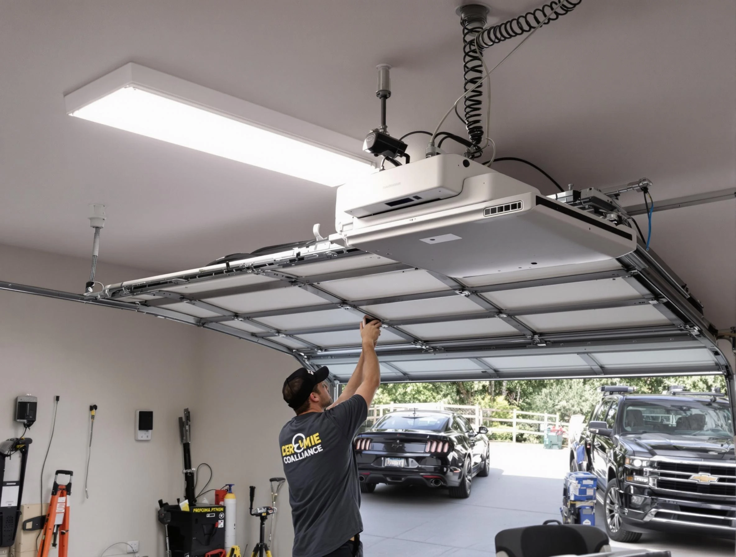 Garage Door Opener Installation in Conley