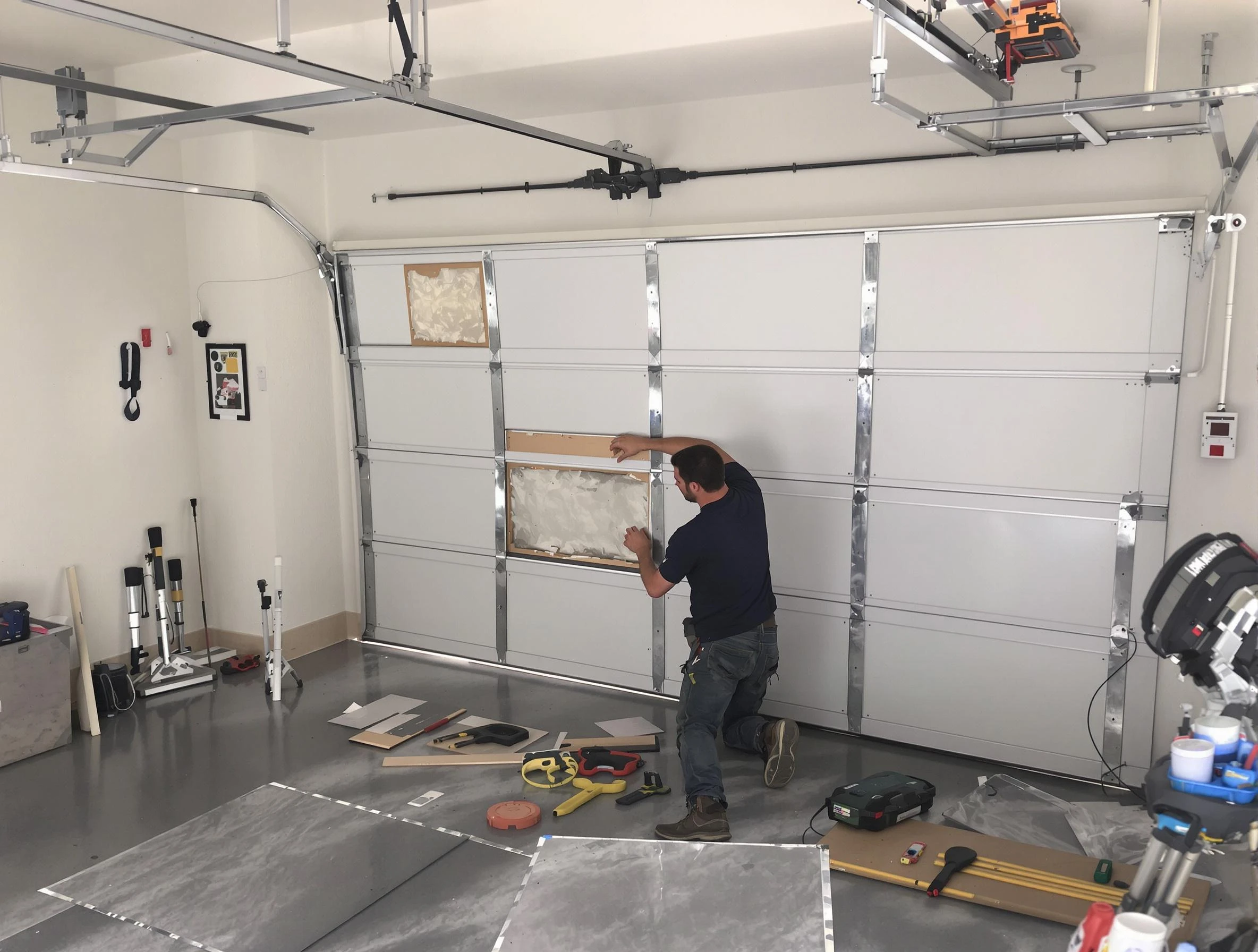 Garage Door Panel Repair in Conley