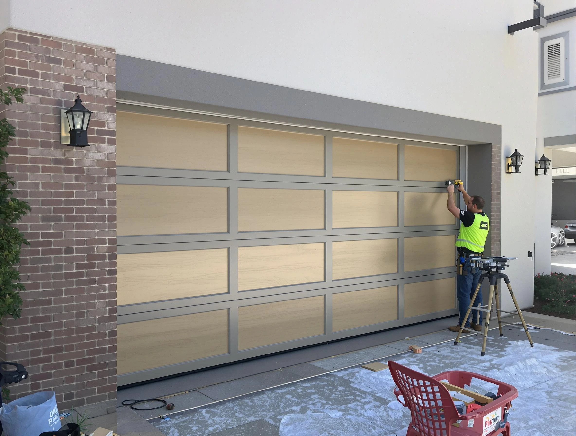 Garage door replacement service by Conley Garage Door Repair in Conley