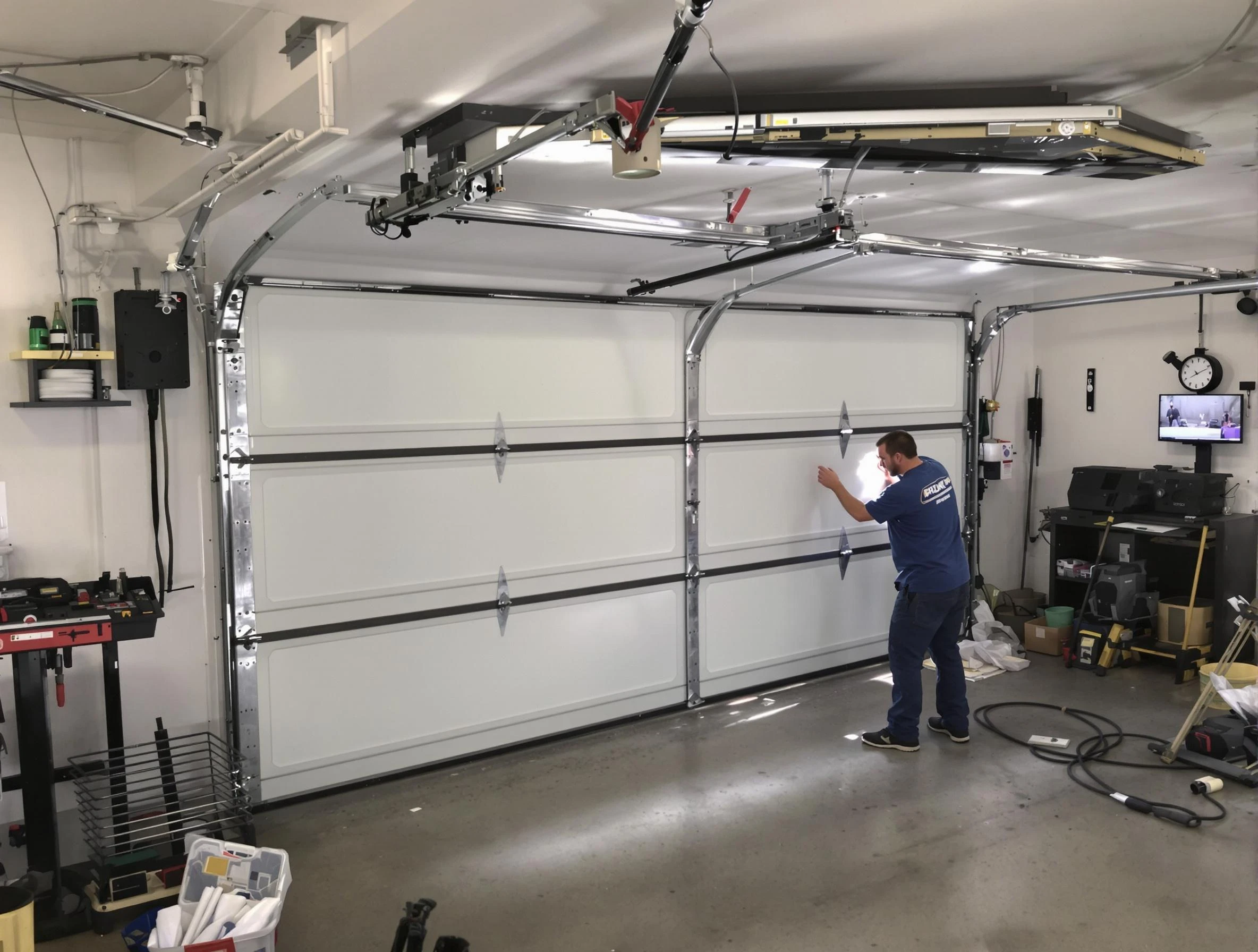 Professional garage door repair service by Conley Garage Door Repair in Conley