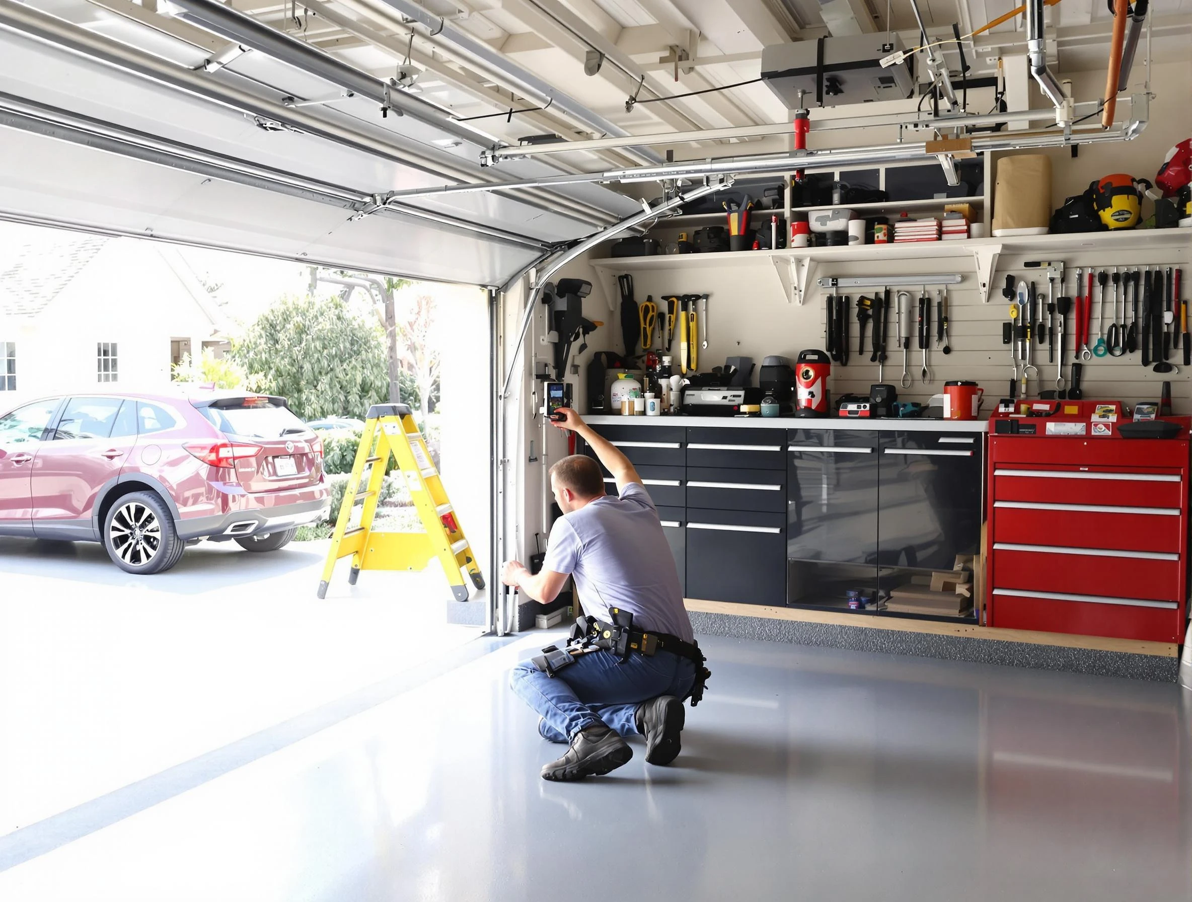 Local garage door repair service by Conley Garage Door Repair in Conley