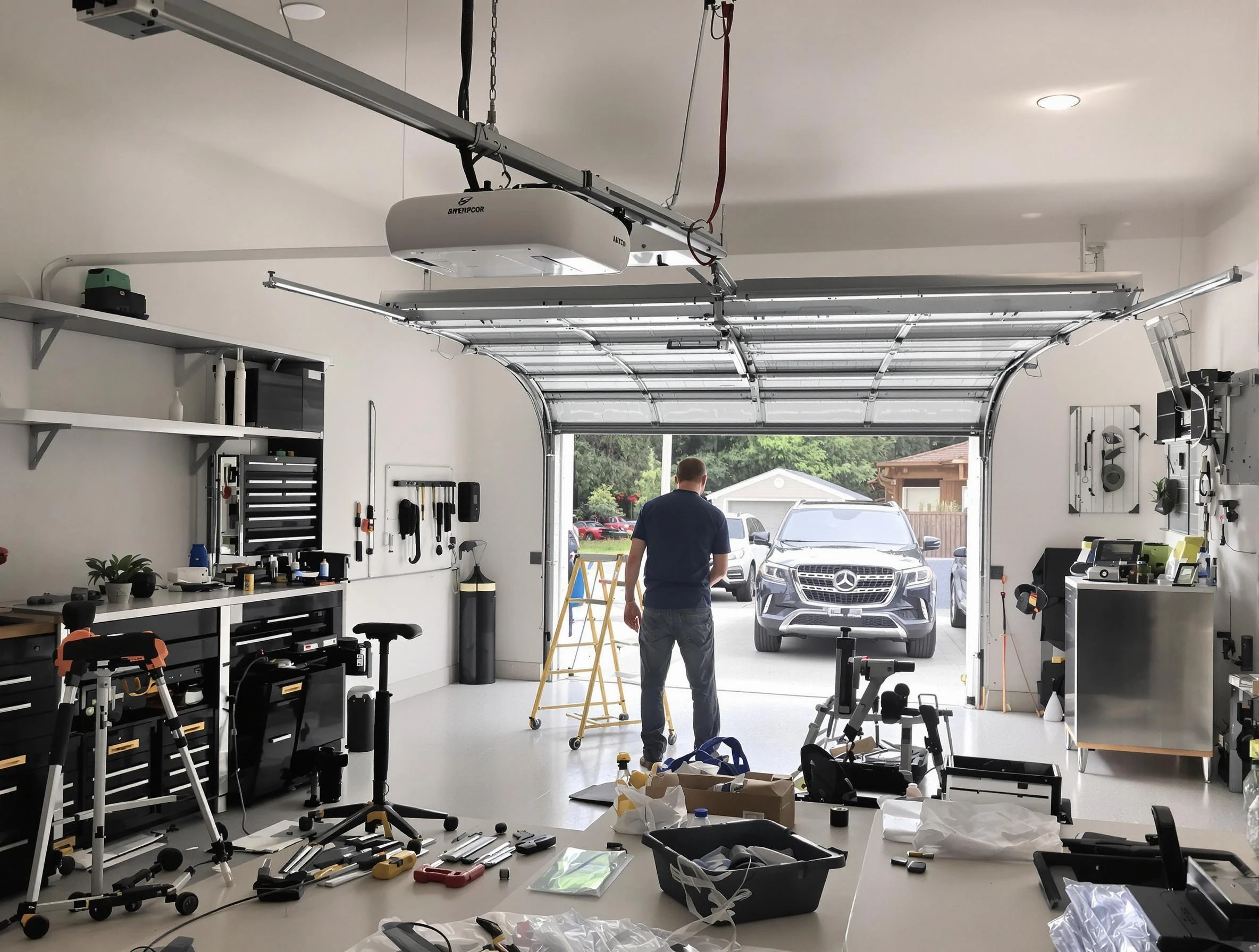 Garage door opener installation by Conley Garage Door Repair in Conley