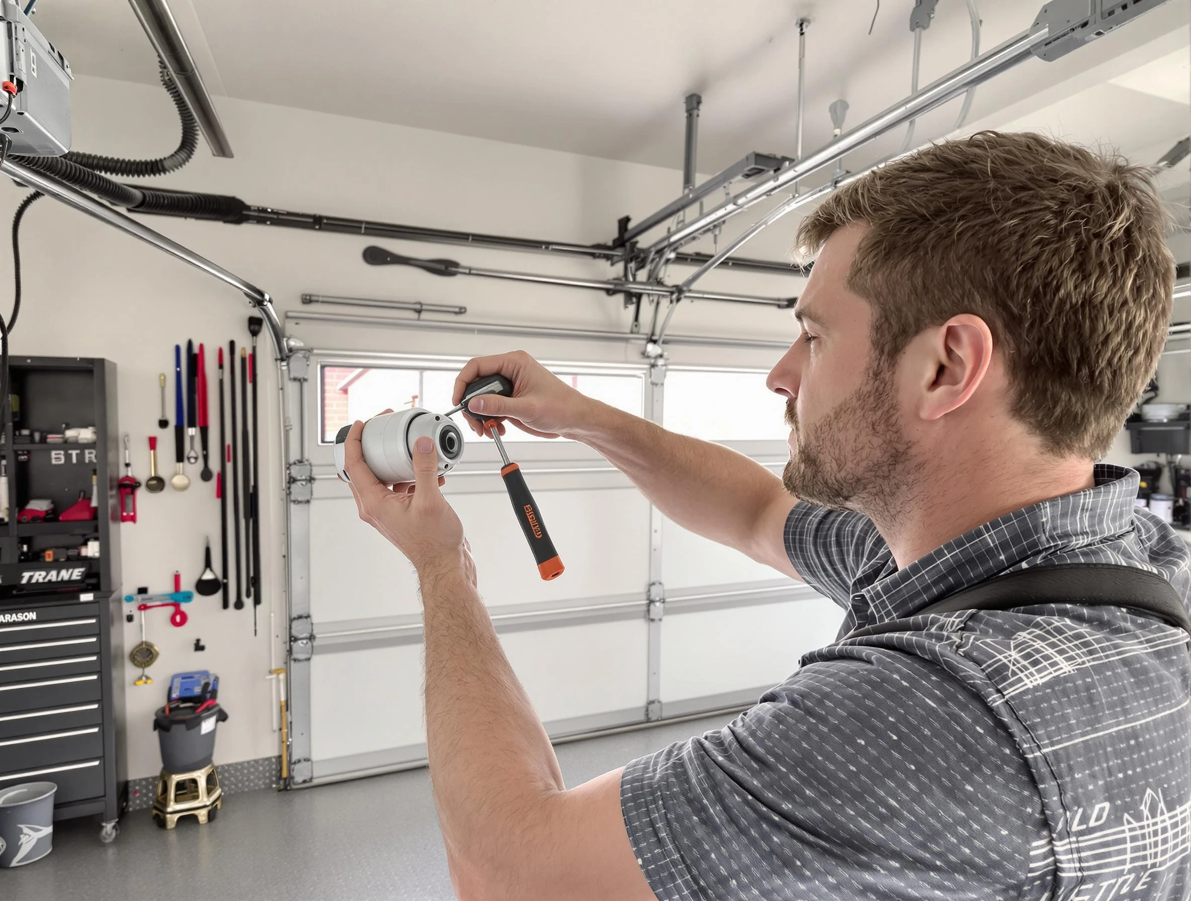 Garage door opener repair service by Conley Garage Door Repair in Conley